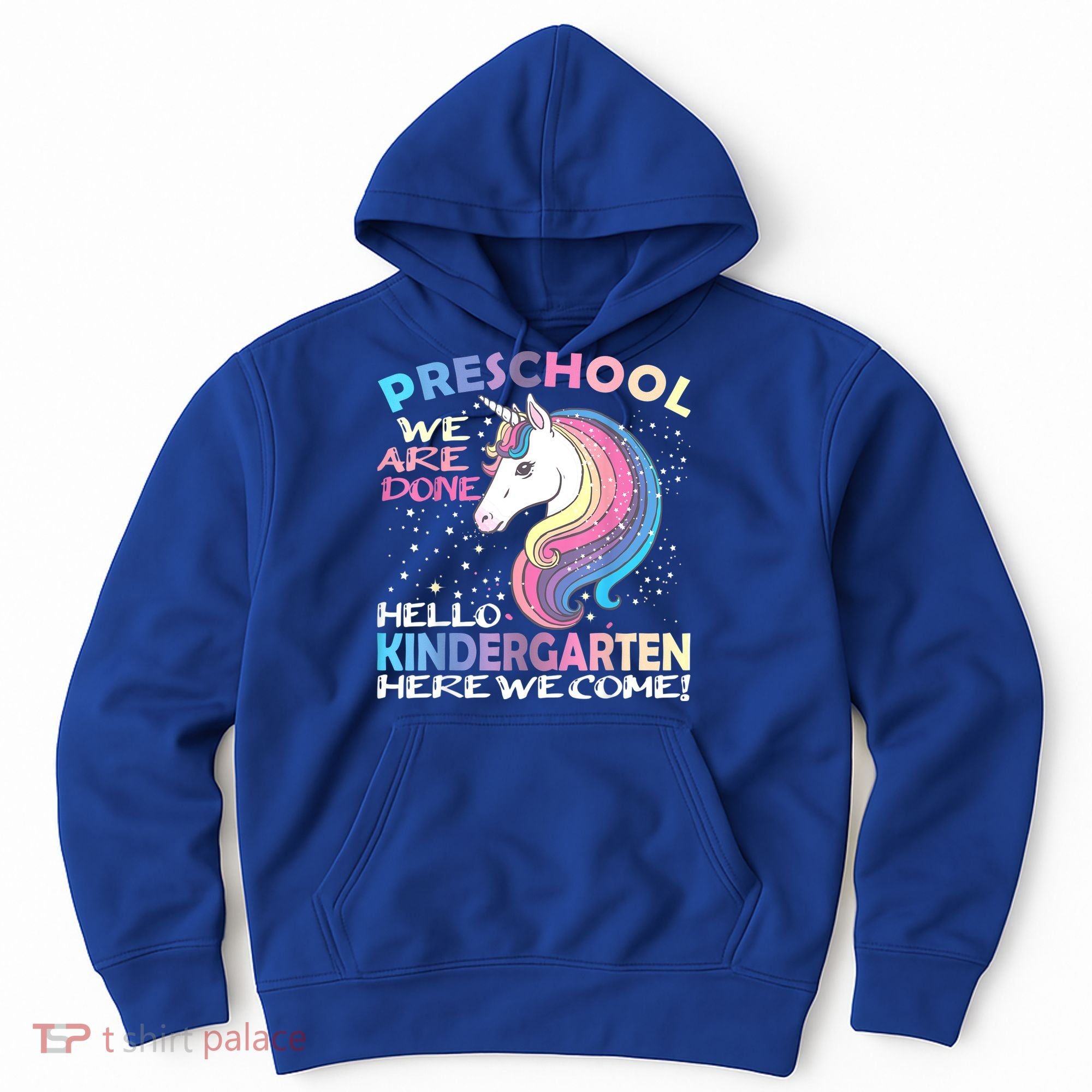 Goodbye Preschool Graduation Hello Kindergarten Prek Unicorn Hoodie