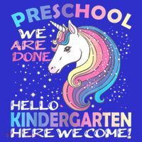 Goodbye Preschool Graduation Hello Kindergarten Prek Unicorn Women's Tank Top thumb 5