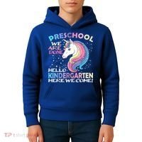 Goodbye Preschool Graduation Hello Kindergarten Prek Unicorn Kids Hoodie thumb 4