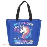 Goodbye Preschool Graduation Hello Kindergarten Prek Unicorn Tote Bag thumb 0
