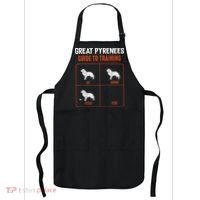 Great Pyrenees Guide To Training Funny Dog Pet Lover Apron thumb 0