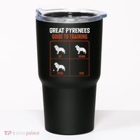 Great Pyrenees Guide To Training Funny Dog Pet Lover Tumbler thumb 0