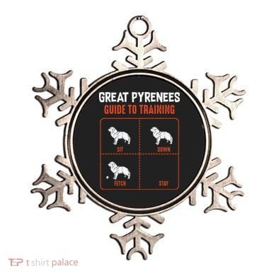 Great Pyrenees Guide To Training Funny Dog Pet Lover Ornament