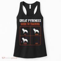Great Pyrenees Guide To Training Funny Dog Pet Lover Women's Tank Top thumb 0
