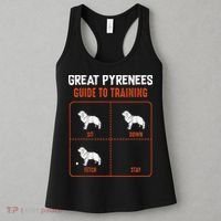 Great Pyrenees Guide To Training Funny Dog Pet Lover Women's Tank Top thumb 3