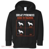 Great Pyrenees Guide To Training Funny Dog Pet Lover Toddler Hoodie thumb 0