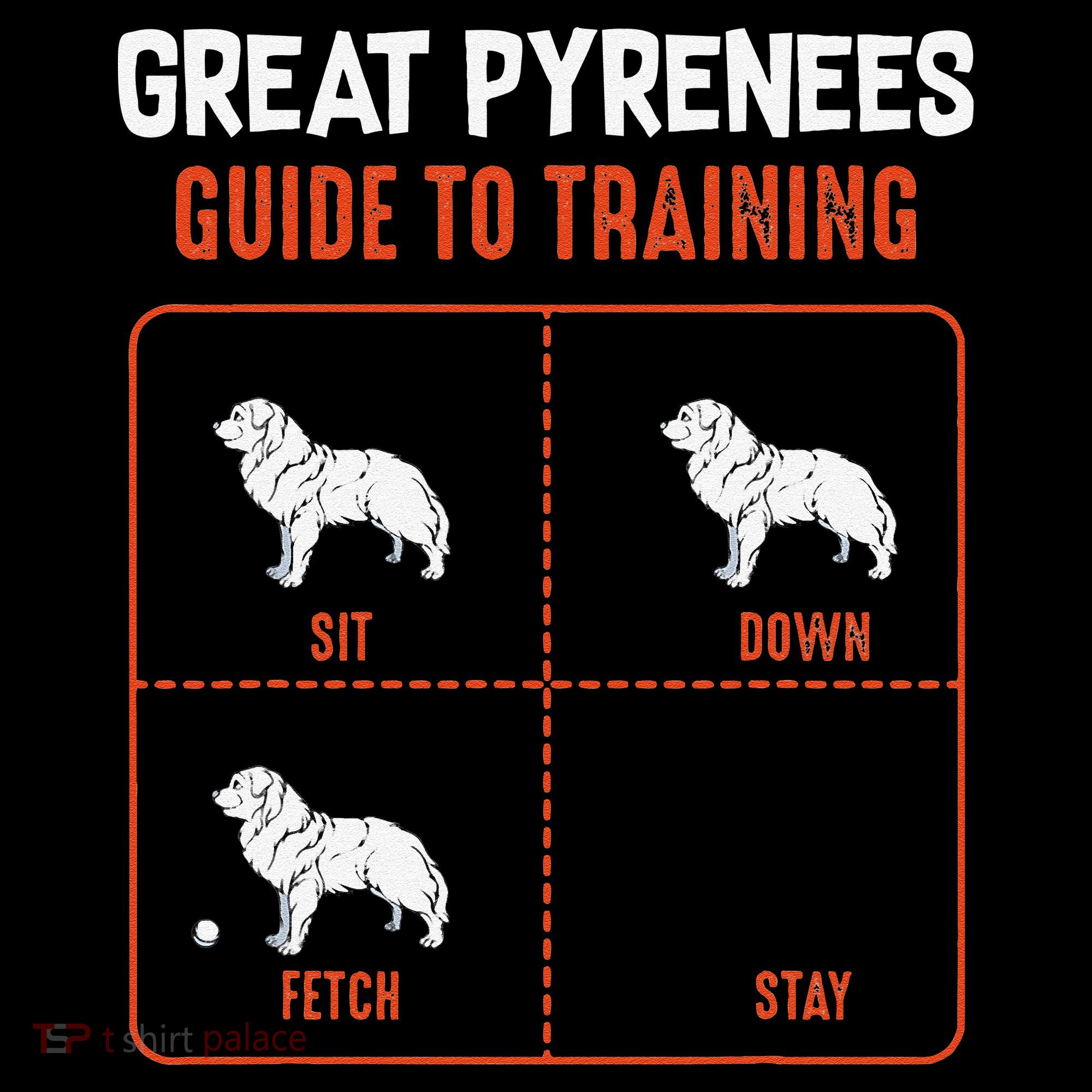 Great Pyrenees Guide To Training Funny Dog Pet Lover Kids Sweatshirt