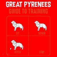 Great Pyrenees Guide To Training Funny Dog Pet Lover Santa Hat thumb 1