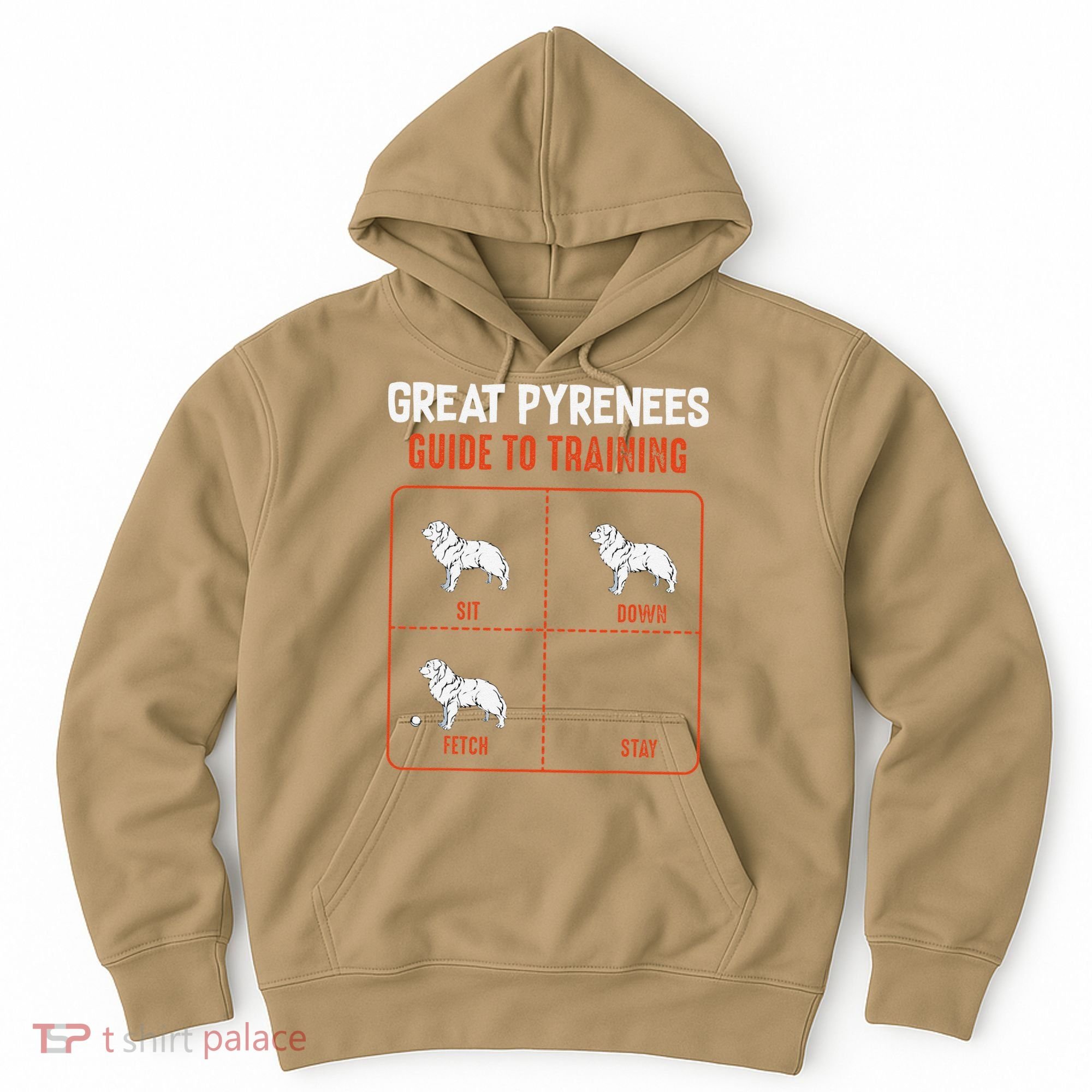 Great Pyrenees Guide To Training Funny Dog Pet Lover Hoodie