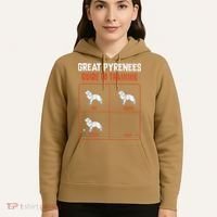 Great Pyrenees Guide To Training Funny Dog Pet Lover Hoodie thumb 5