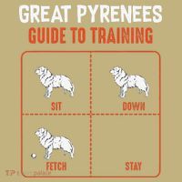 Great Pyrenees Guide To Training Funny Dog Pet Lover Sweatshirt thumb 2