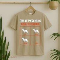 Great Pyrenees Guide To Training Funny Dog Pet Lover T-Shirt thumb 2