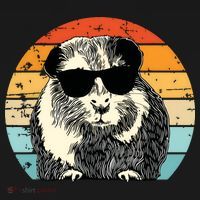Guinea Pig Guinea Pig Lover Retro Guinea Pig Ornament thumb 1