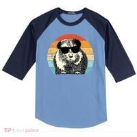 Guinea Pig Guinea Pig Lover Retro Guinea Pig Raglan Baseball Sleeve Shirt thumb 0