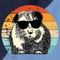 Guinea Pig Guinea Pig Lover Retro Guinea Pig Raglan Baseball Sleeve Shirt thumb 2