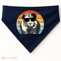 Guinea Pig Guinea Pig Lover Retro Guinea Pig USA-Made Doggie Bandana thumb 0