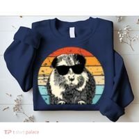 Guinea Pig Guinea Pig Lover Retro Guinea Pig Sweatshirt thumb 2