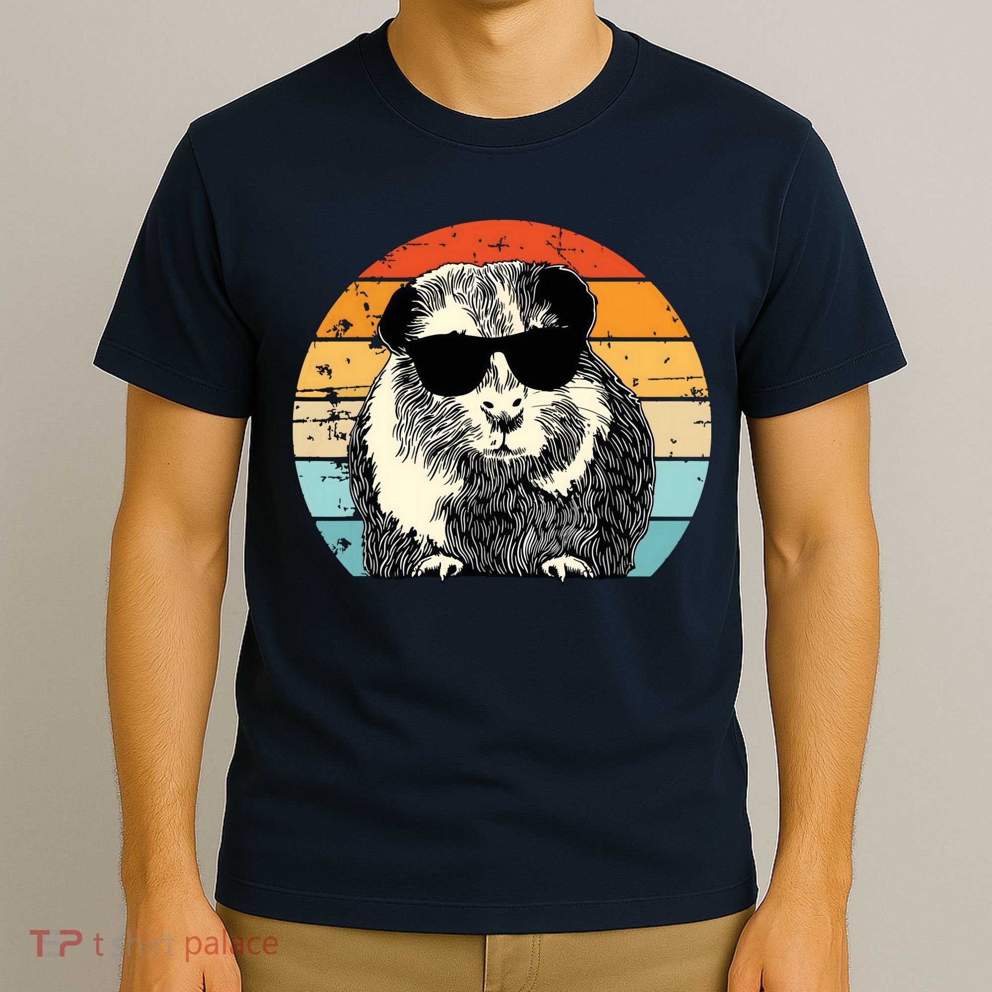 Guinea Pig Guinea Pig Lover Retro Guinea Pig T-Shirt