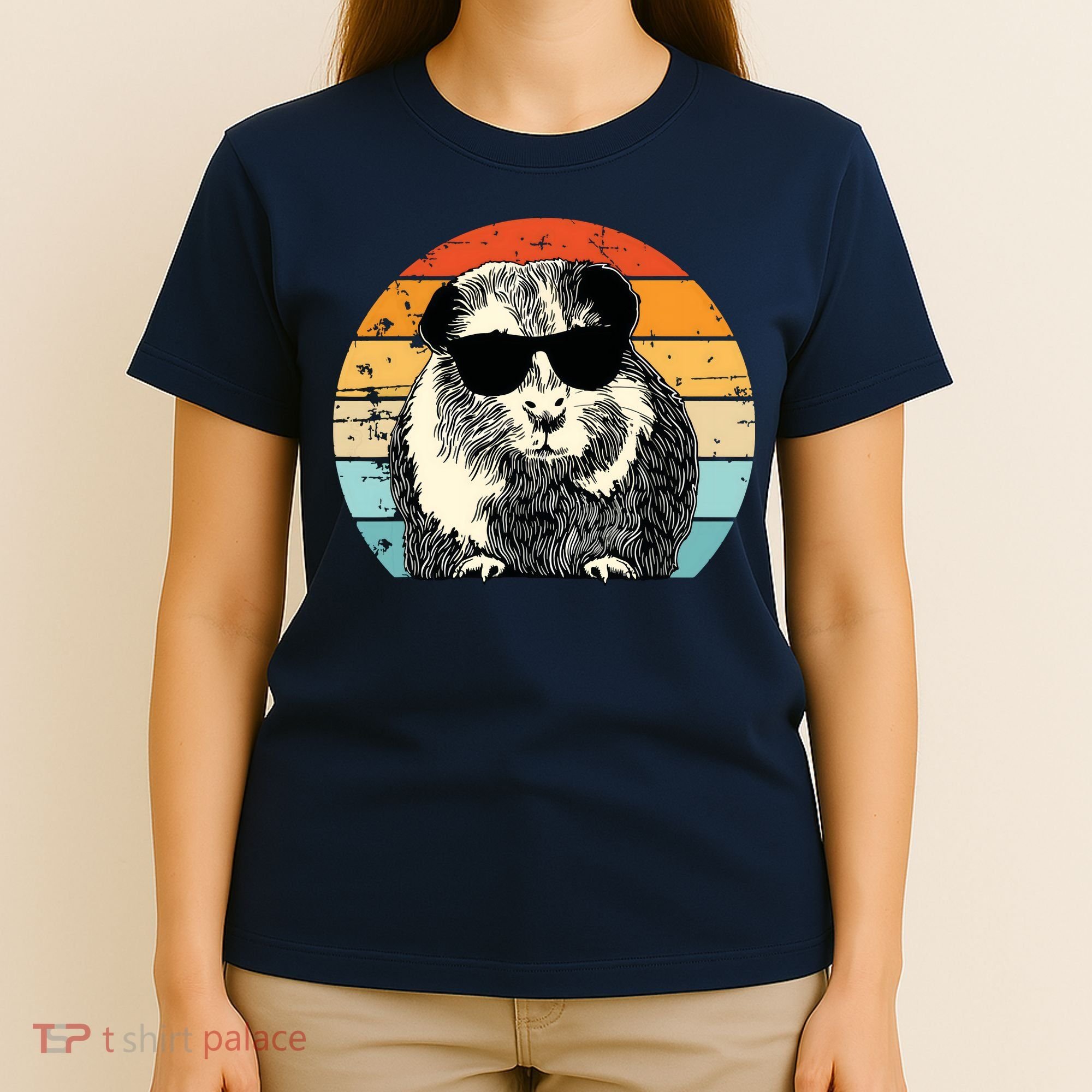 Guinea Pig Guinea Pig Lover Retro Guinea Pig T-Shirt