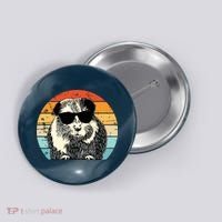 Guinea Pig Guinea Pig Lover Retro Guinea Pig Button thumb 0