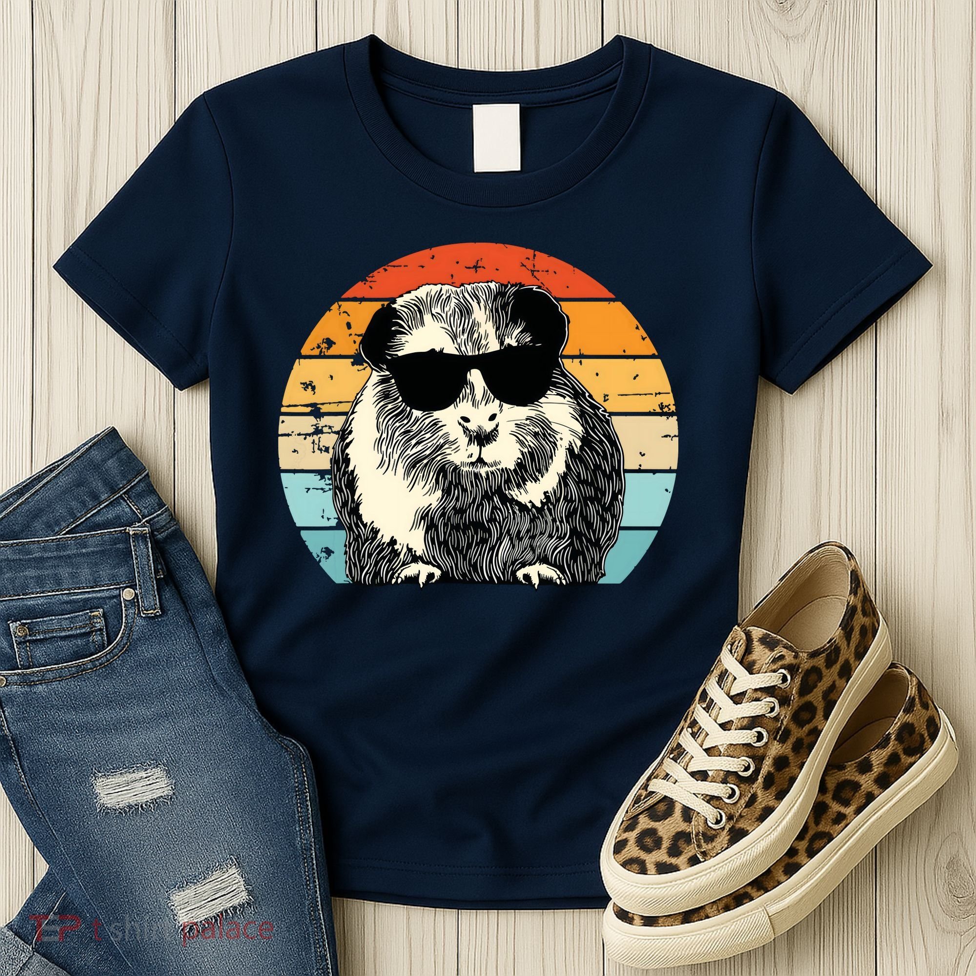 Guinea Pig Guinea Pig Lover Retro Guinea Pig Women's T-Shirt