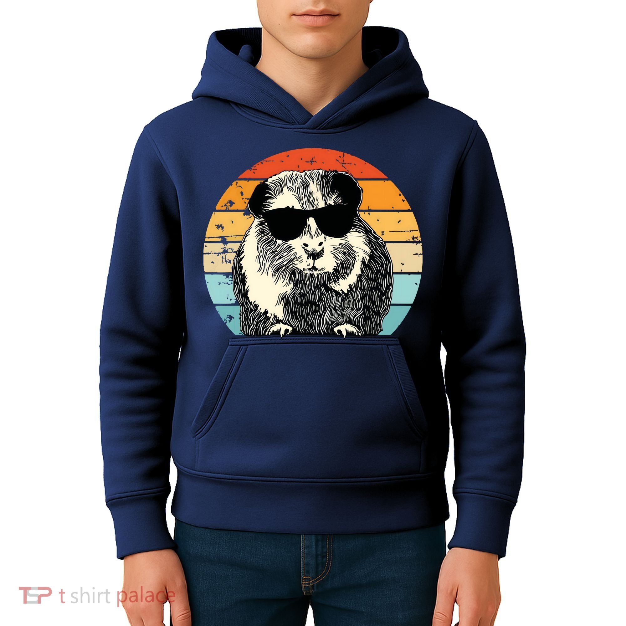 Guinea Pig Guinea Pig Lover Retro Guinea Pig Kids Hoodie