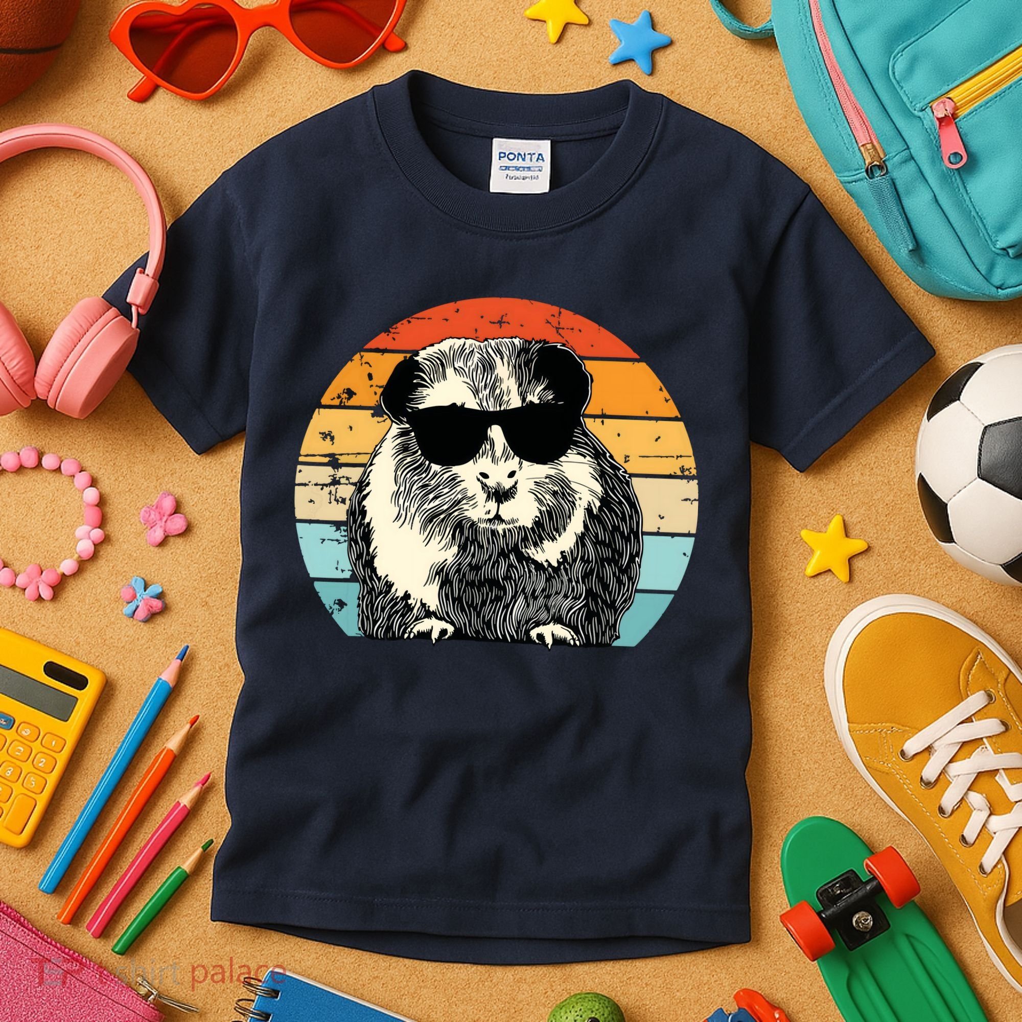 Guinea Pig Guinea Pig Lover Retro Guinea Pig Kids T-Shirt