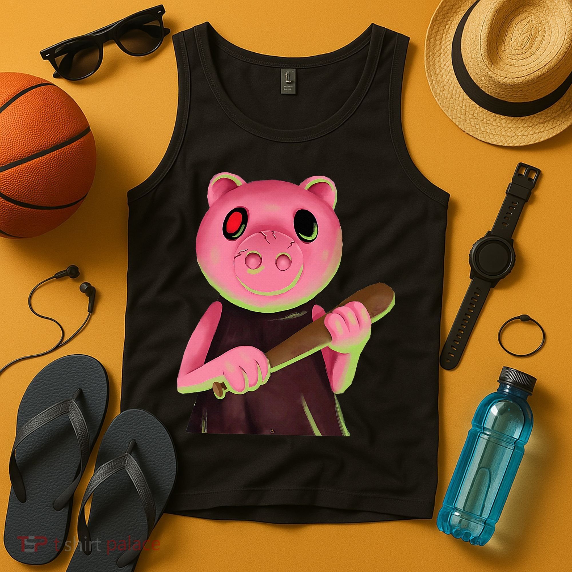 Game Piggy Tank Top