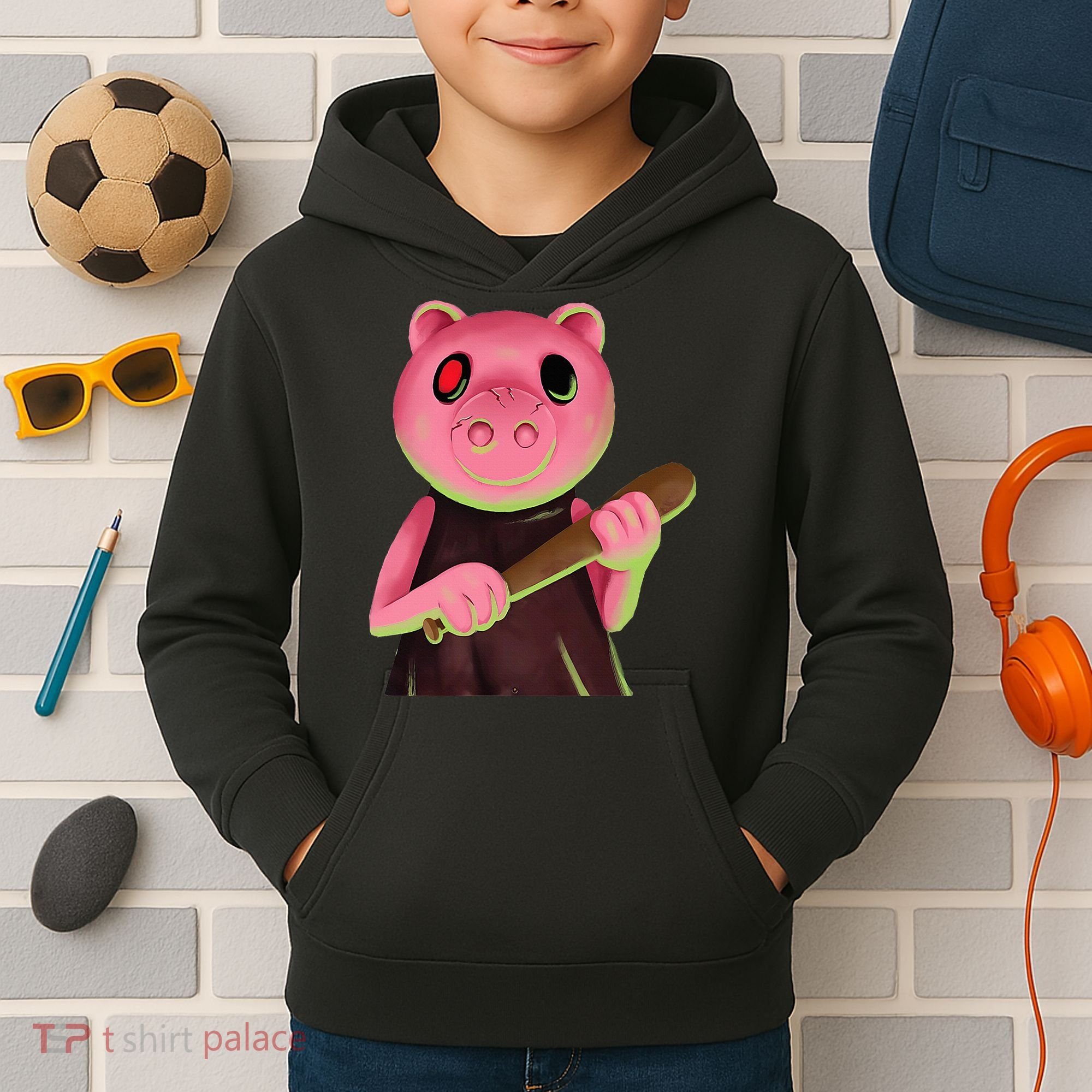 Game Piggy Kids Hoodie