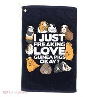 Guinea Pig Guinea Pig Lover Tee Funny Guinea Pig Golf Towel thumb 0