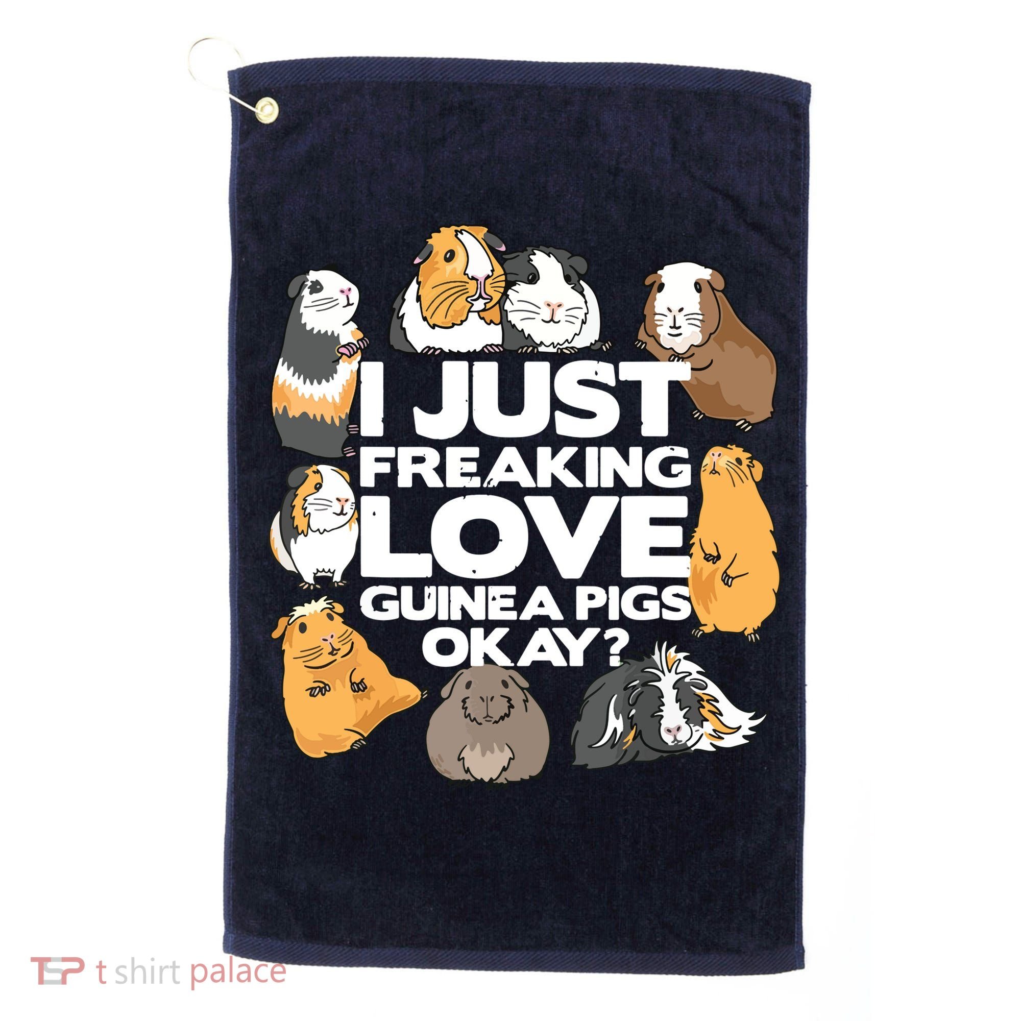 Guinea Pig Guinea Pig Lover Tee Funny Guinea Pig Golf Towel