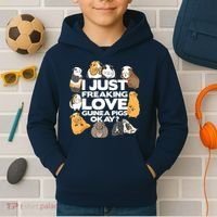 Guinea Pig Guinea Pig Lover Tee Funny Guinea Pig Kids Hoodie thumb 2