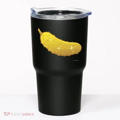 Golden Pickle Tumbler