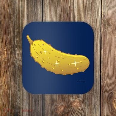 Golden Pickle Coaster
