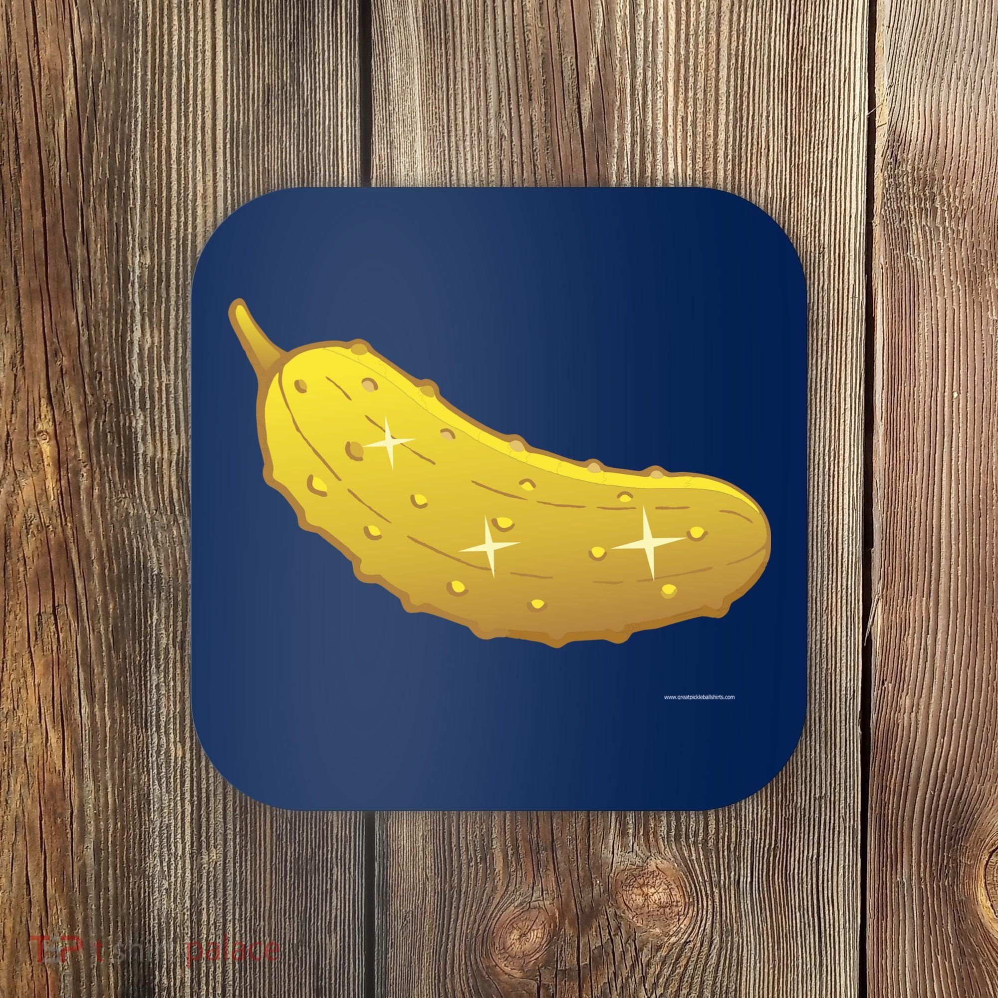 Golden Pickle Coaster