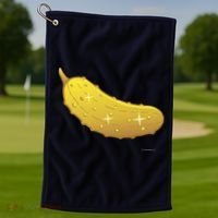 Golden Pickle Golf Towel thumb 1