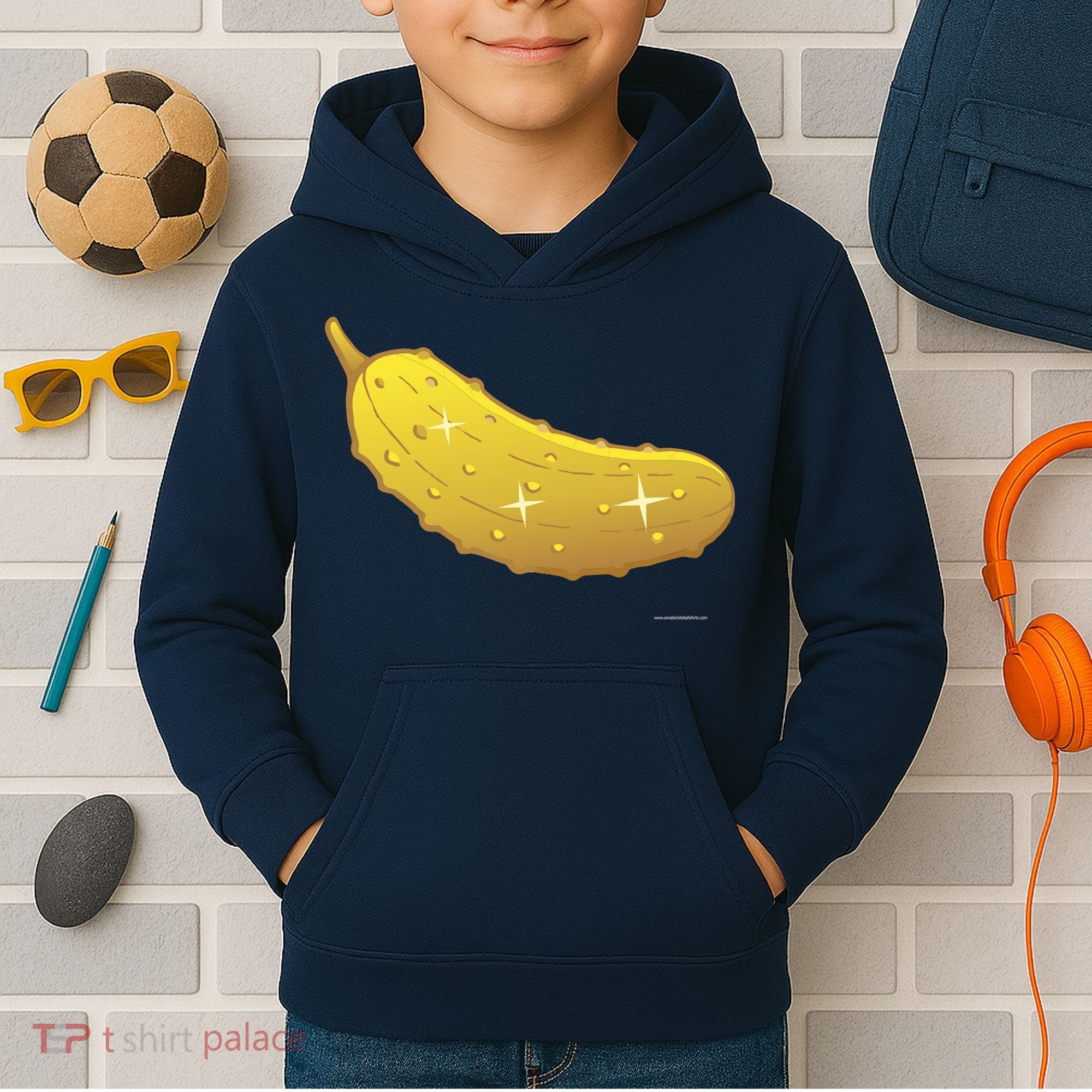 Golden Pickle Kids Hoodie