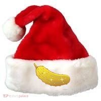 Golden Pickle Santa Hat thumb 0