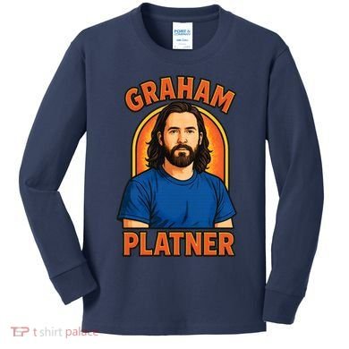 Graham Platner Kids Long Sleeve Shirt