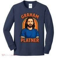 Graham Platner Kids Long Sleeve Shirt thumb 0