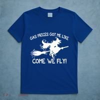 Gas Prices Got Me Like Come We Fly Broom Vacuum Halloween Gift T-Shirt thumb 5