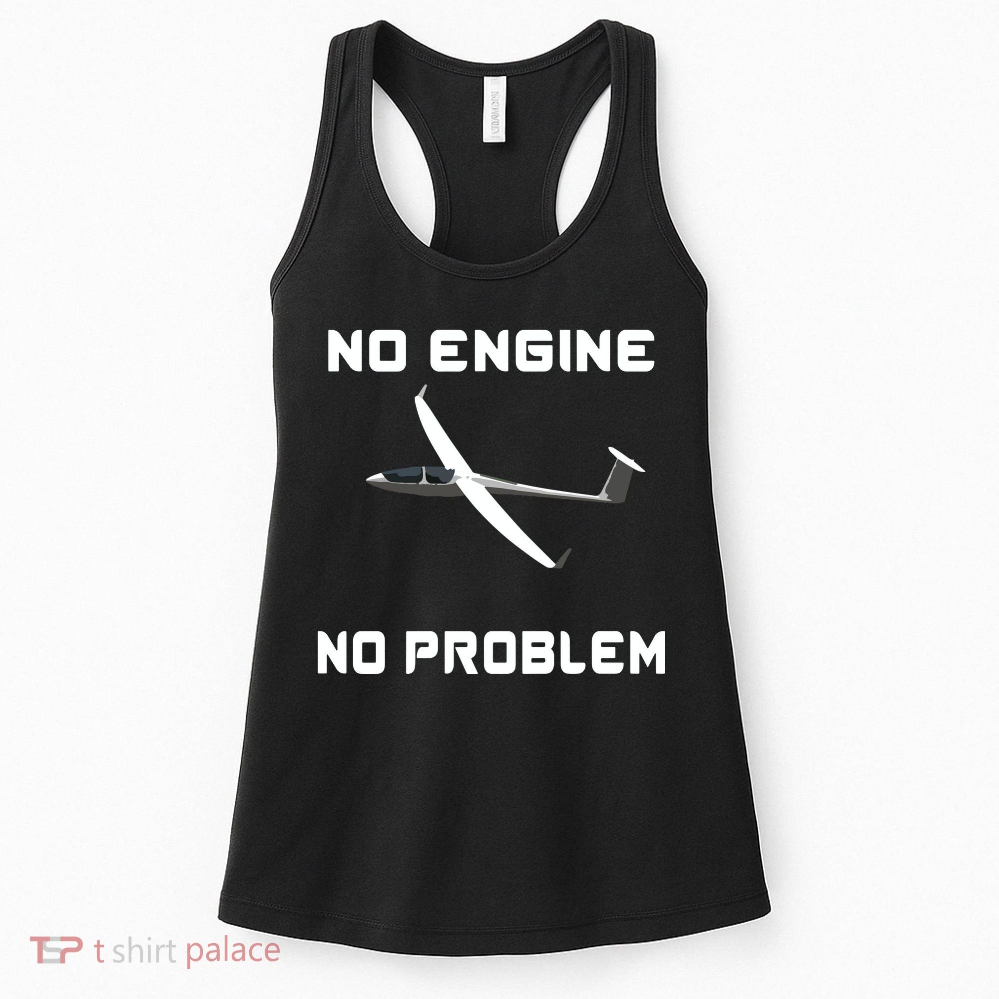 Glider Pilot Gliding Sailplane Flying Plane Women's Tank Top