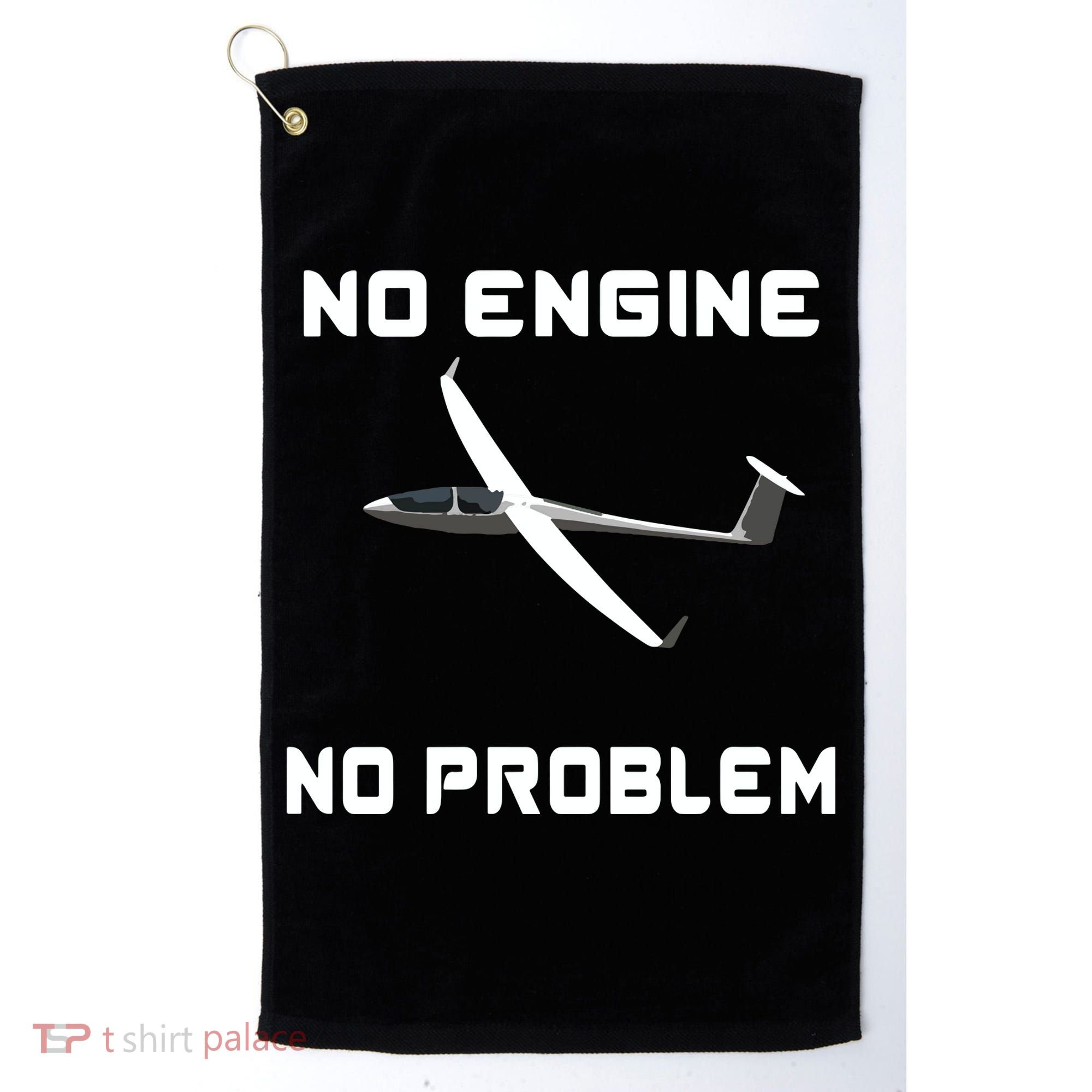 Glider Pilot Gliding Sailplane Flying Plane Golf Towel