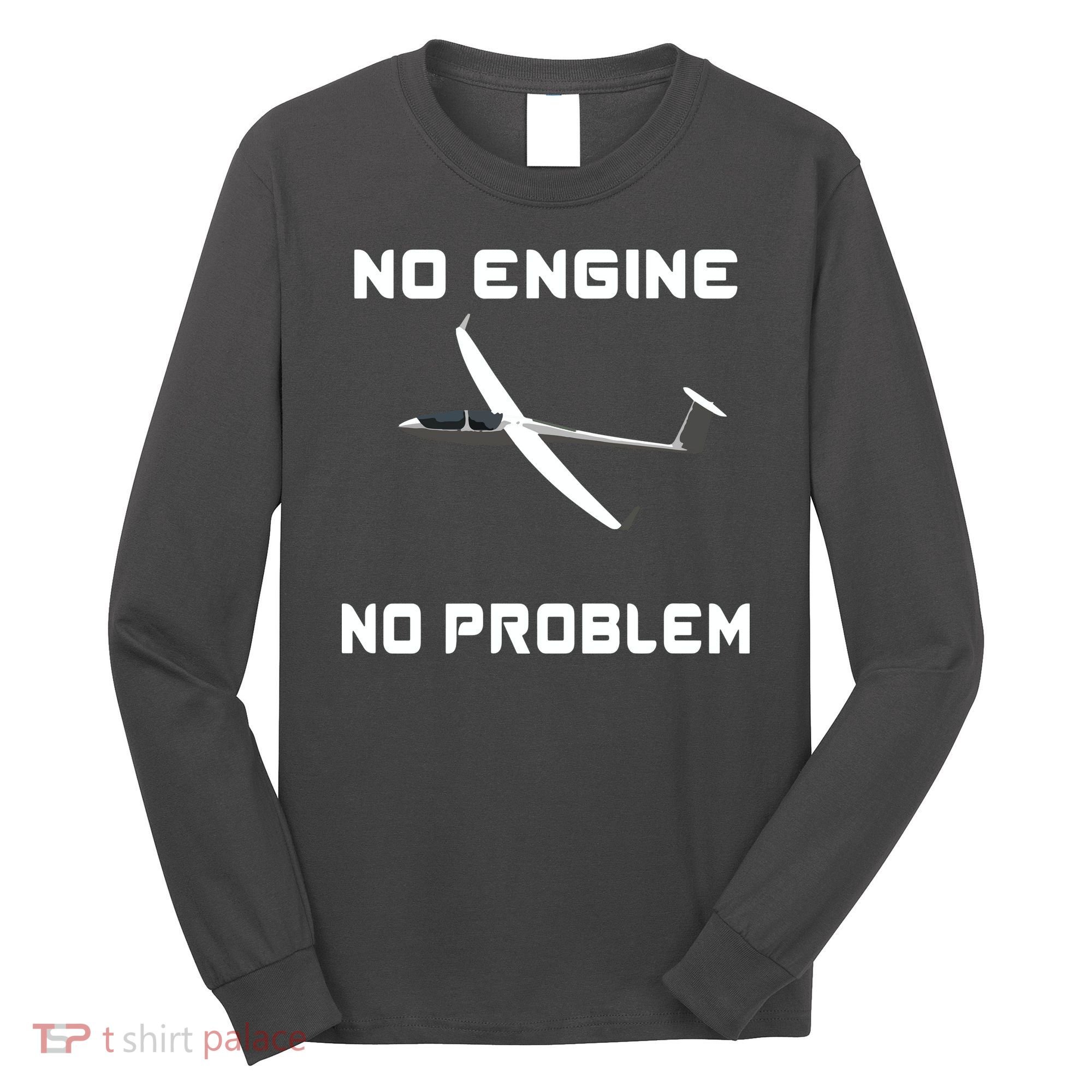 Glider Pilot Gliding Sailplane Flying Plane Long Sleeve Shirt
