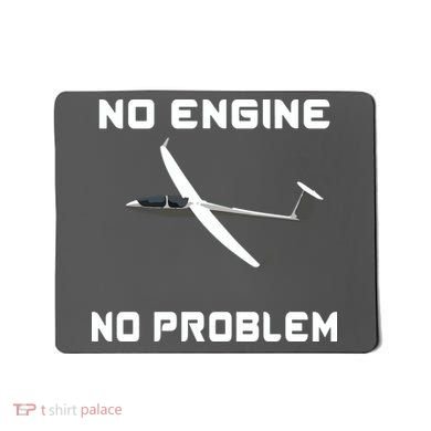 Glider Pilot Gliding Sailplane Flying Plane Mousepad