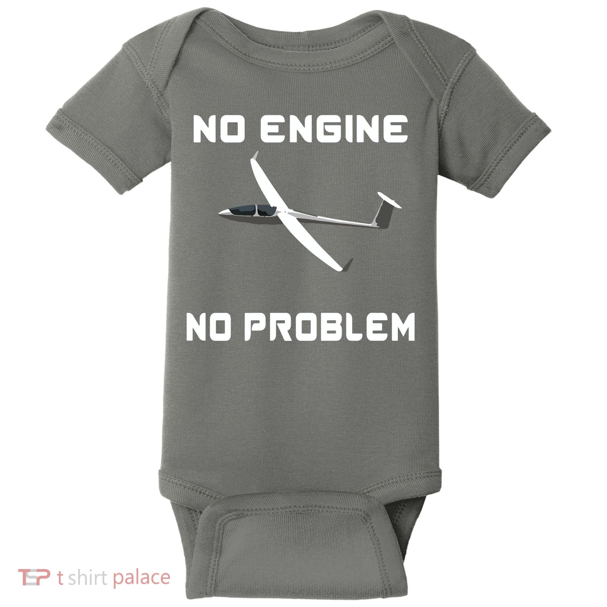 Glider Pilot Gliding Sailplane Flying Plane Baby Bodysuit