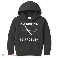 Glider Pilot Gliding Sailplane Flying Plane Kids Hoodie thumb 0