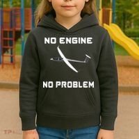 Glider Pilot Gliding Sailplane Flying Plane Kids Hoodie thumb 3