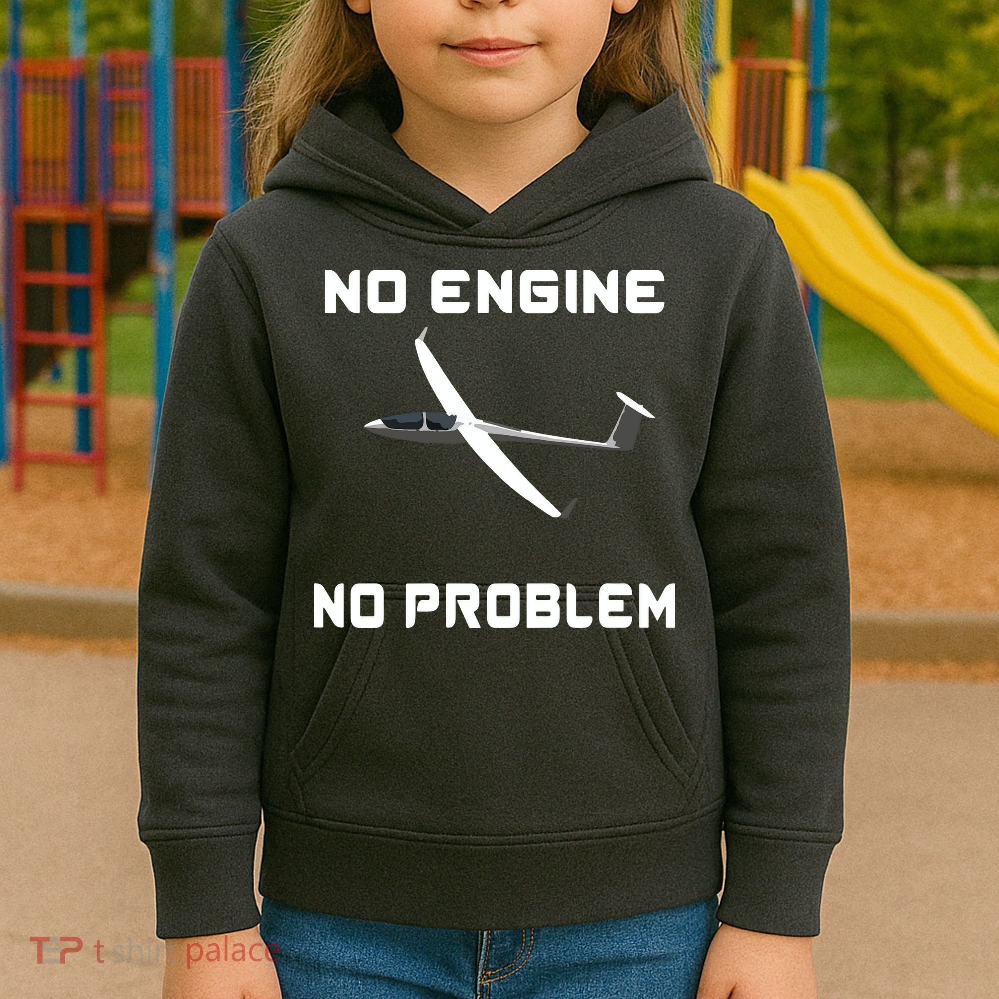 Glider Pilot Gliding Sailplane Flying Plane Kids Hoodie