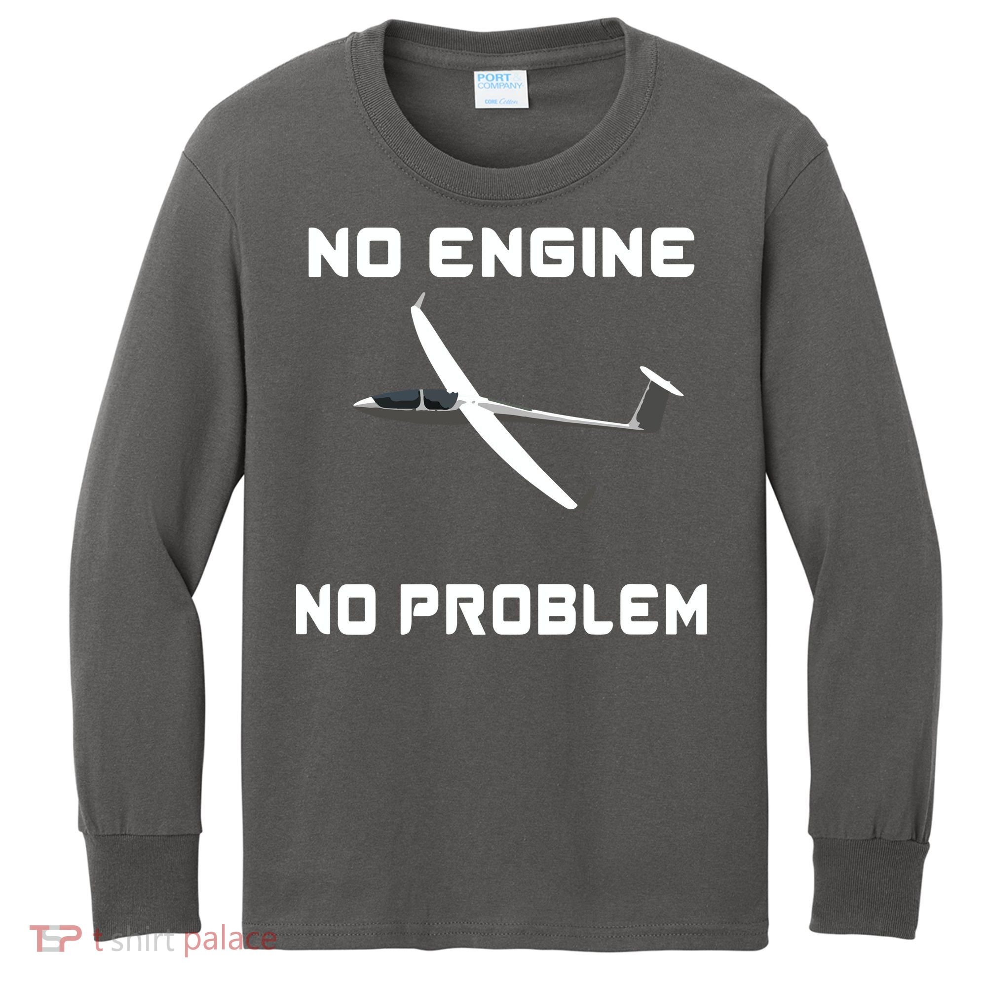 Glider Pilot Gliding Sailplane Flying Plane Kids Long Sleeve Shirt